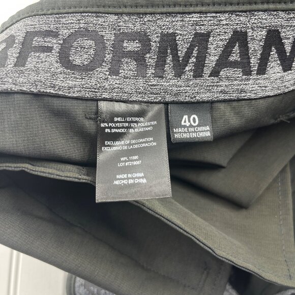 32 degrees Mens Gray Lee Performance Series Shorts Size 40 Flat Front Golf - Picture 2 of 4